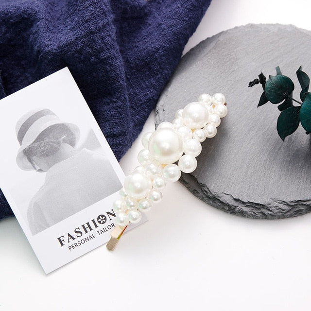 Princess Pearl Women Hair Clips
