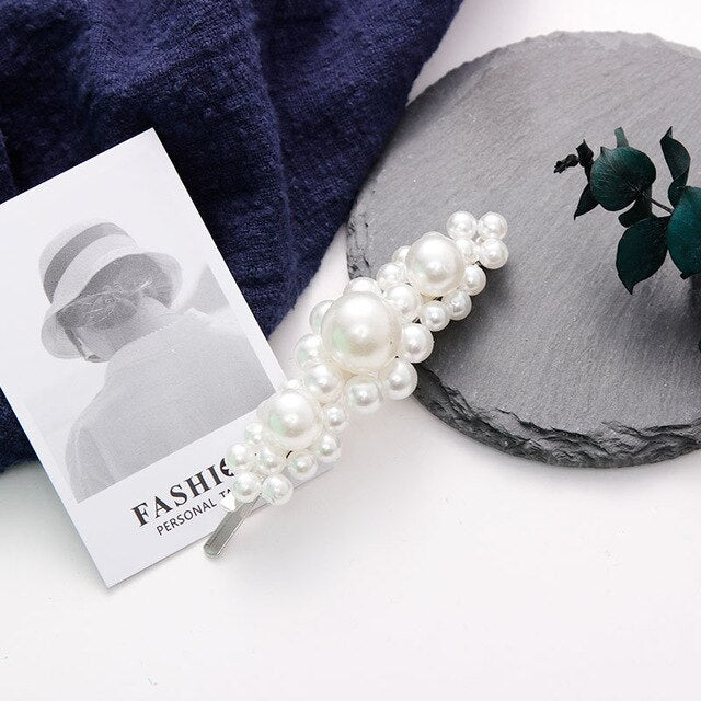 Princess Pearl Women Hair Clips